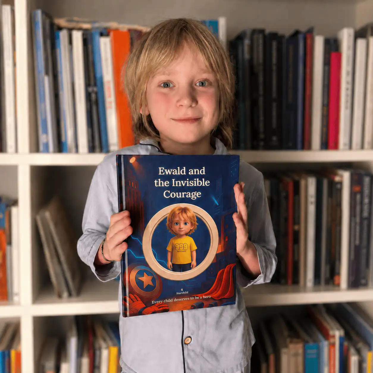 Ewald with his book